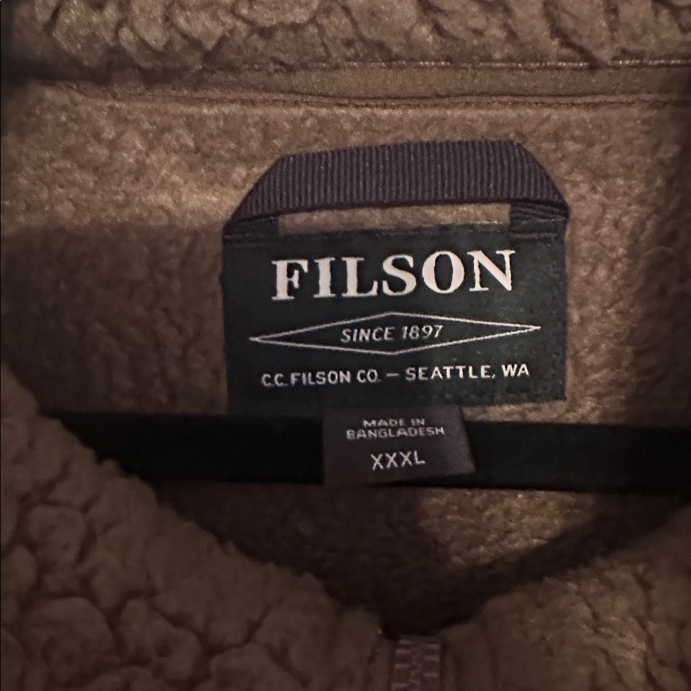 Filson Women's Brown Teddy Jacket - Picture 2 of 7